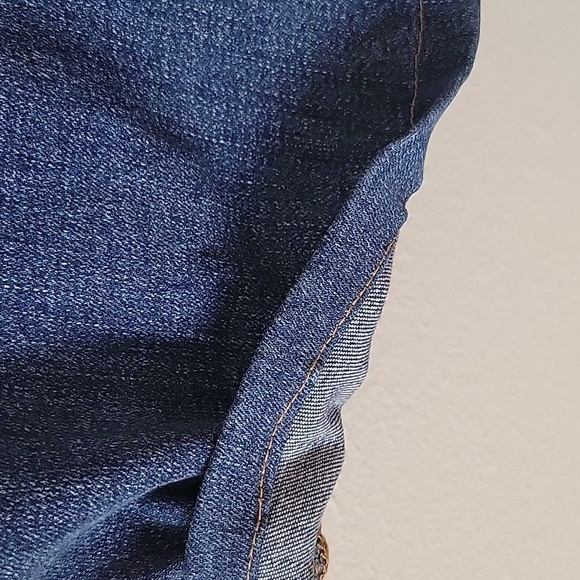 Chico's Pull On Slim Boot Cut Jeans Size 8 - *ALTERED* - Picture 6 of 8